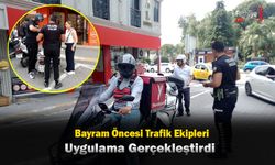 Bayram Öncesi Trafik Ekipleri Uygulama Gerçekleştirdi