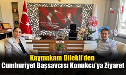 Kaymakam Dilekli’den Cumhuriyet Başsavcısı Konukcu’ya Ziyaret