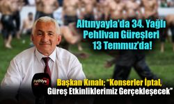 Başkan Kınalı; “Konserleri İptal Ettik, Güreş Etkinliklerimiz Gerçekleşecek’’