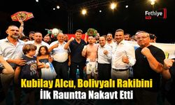 Kubilay Alcu, Bolivyalı Rakibini İlk Rauntta Nakavt Etti