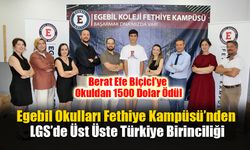 Egebil Okulları Fethiye Kampüsü’nden LGS’de Üst Üste Türkiye Birinciliği