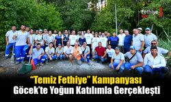 “Temiz Fethiye” Kampanyası Göcek’te Yoğun Katılımla Gerçekleşti