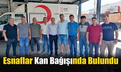 Fethiye’de Esnaflar Kan Bağışında Bulundu