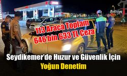 Seydikemer’de Huzur ve Güvenlik İçin Yoğun Denetim