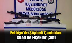 Fethiye’de Şüpheli Çantadan Silah Ve Fişekler Çıktı