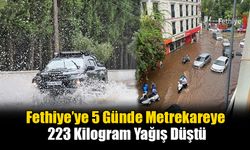 Fethiye’ye 5 Günde Metrekareye 223 Kilogram Yağış Düştü