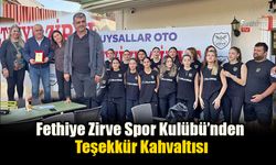 Fethiye Zirve Spor Kulübü’nden Teşekkür Kahvaltısı