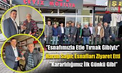 Harun Sağır, Esnafları Ziyaret Etti “Kararlılığımız İlk Günkü Gibi”
