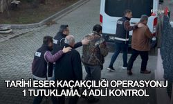 Fethiye’de Tarihi Eser Kaçakçılığı Operasyonu: 1 Tutuklama, 4 Adli Kontrol