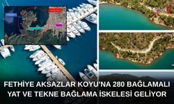 Fethiye Aksazlar Koyu’na 280 Bağlamalı Yat Ve Tekne Bağlama İskelesi Projesi