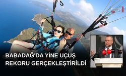 Babadağ'da Yine Uçuş Rekoru Gerçekleştirildi