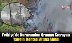 Fethiye'de Karavandan Ormana Sıçrayan Yangın, Kontrol Altına Alındı