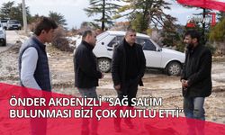 Başkan Akdenizli “Şunka’nın Sağ Salim Bulunması Bizleri Çok Sevindirdi