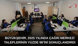 Büyükşehir, 2025 Yılında Çağrı Merkezi Taleplerinin Yüzde 98’ini Sonuçlandırdı
