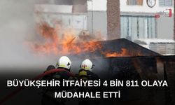 Büyükşehir İtfaiyesi 4 Bin 811 Olaya Müdahale Etti