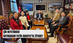 Çin Heyetinden Kaymakam Fatih Akkaya’ya Ziyaret