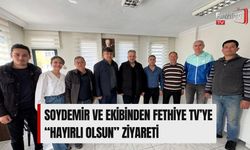 Soydemir Ve Ekibinden Fethiye Tv’ye “Hayırlı Olsun” Ziyareti
