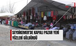 Seydikemer’de Kapalı Pazar Yeri Yüzleri Güldürdü