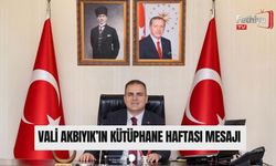 Vali Akbıyık’ın Kütüphane Haftası Mesajı