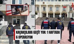 Kaçakçılara Geçit Yok: 1 Haftada 6 Operasyon