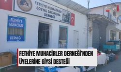 Fethiye Muhacirler Derneği’nden Üyelerine Giysi Desteği
