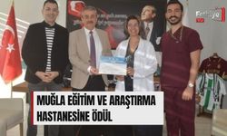 Muğla Eğitim Ve Araştırma Hastanesine Ödül