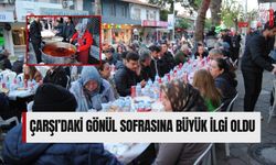 Çarşı’daki Gönül Sofrasına Büyük İlgi Oldu