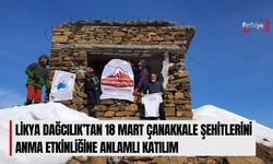 Likya Dağcılık’tan 18 Mart Çanakkale Şehitlerini Anma Etkinliğine Anlamlı Katılım