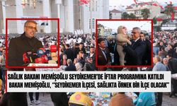 Sağlık Bakanı Memişoğlu Seydikemer’de İftar Programına Katıldı