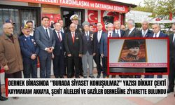 Dernek Binasında "Burada Siyaset Konuşulmaz" Yazısı Dikkat Çekti