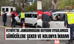 Fethiye’de Jandarmadan Bayram Uygulaması