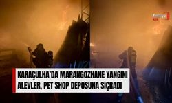 Karaçulha’da Marangozhane Yangını