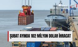Şubat Ayında 102 Milyon Dolar İhracat