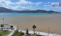 Fethiye Körfezi’nde Denizin Rengi Kahverengiye Döndü
