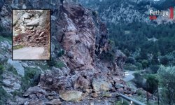 Fethiye’de Kaya Düşmesi: Faralya Yolu Ulaşıma Kapandı