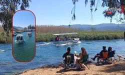 Azmak Nehri'nde Tekne Yoğunluğu