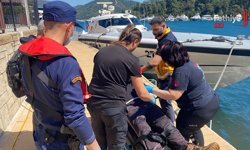 Fethiye’de Koyda Rahatsızlanan Vatandaşa Tıbbi Tahliye