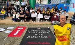 Fethiye’de Öğretmen Ve Öğrencilerden “Yaşam Nöbeti”