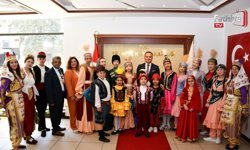 Dünya Çocukları Kaymakam Akkaya’yı Ziyaret Etti