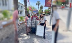 Fethiye’de Boşanmasını Lokma Dağıtarak Kutladı