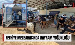 Fethiye Mezbahasında Bayram Yoğunluğu