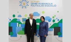Aydın Ayaydın'dan Nilhan Ayan'a tebrik ziyareti