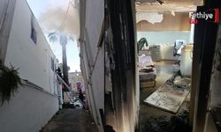 Bodrum'da Ev Yangını
