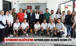 SEYDİKEMER BELEDİYESİ’NDE BAYRAMLAŞMA GELENEĞİ DEVAM ETTİ