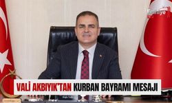 Vali Akbıyık’tan Kurban Bayramı Mesajı