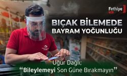 Bıçak Bilemede Bayram Yoğunluğu
