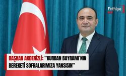 Başkan Akdenizli: “Kurban Bayramı’nın Bereketi Sofralarımıza Yansısın”