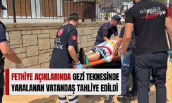 Fethiye Açıklarında Gezi Teknesinde Yaralanan Vatandaş Tahliye Edildi