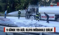 9 Günde 119 Acil Olaya Müdahale Edildi