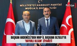 Başkan Akdenizli'den MHP İl Başkanı Oltulu'ya 'Hayırlı Olsun' Ziyareti